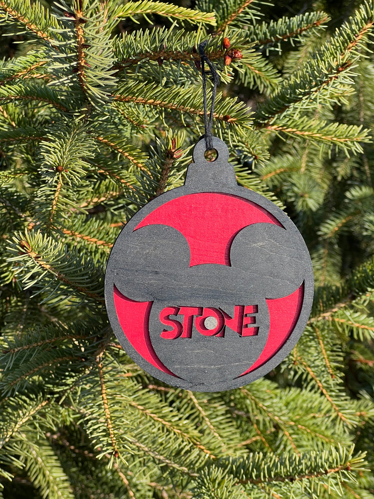 Mickey Mouse Name Ornament