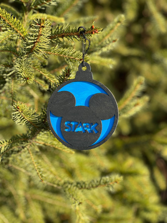 Mickey Mouse Name Ornament