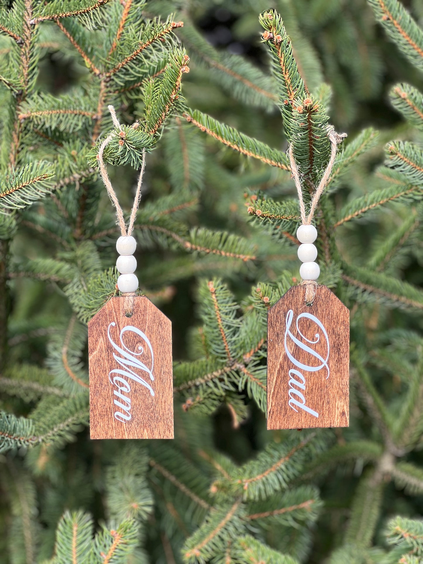 Wood Name Tags