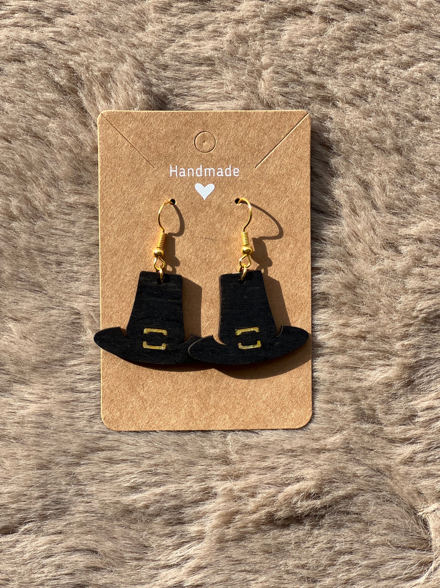 Wooden Thanksgiving Earrings