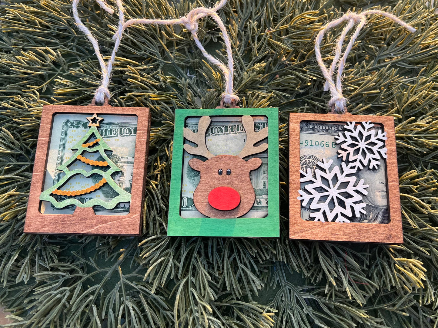 Money Christmas Ornament