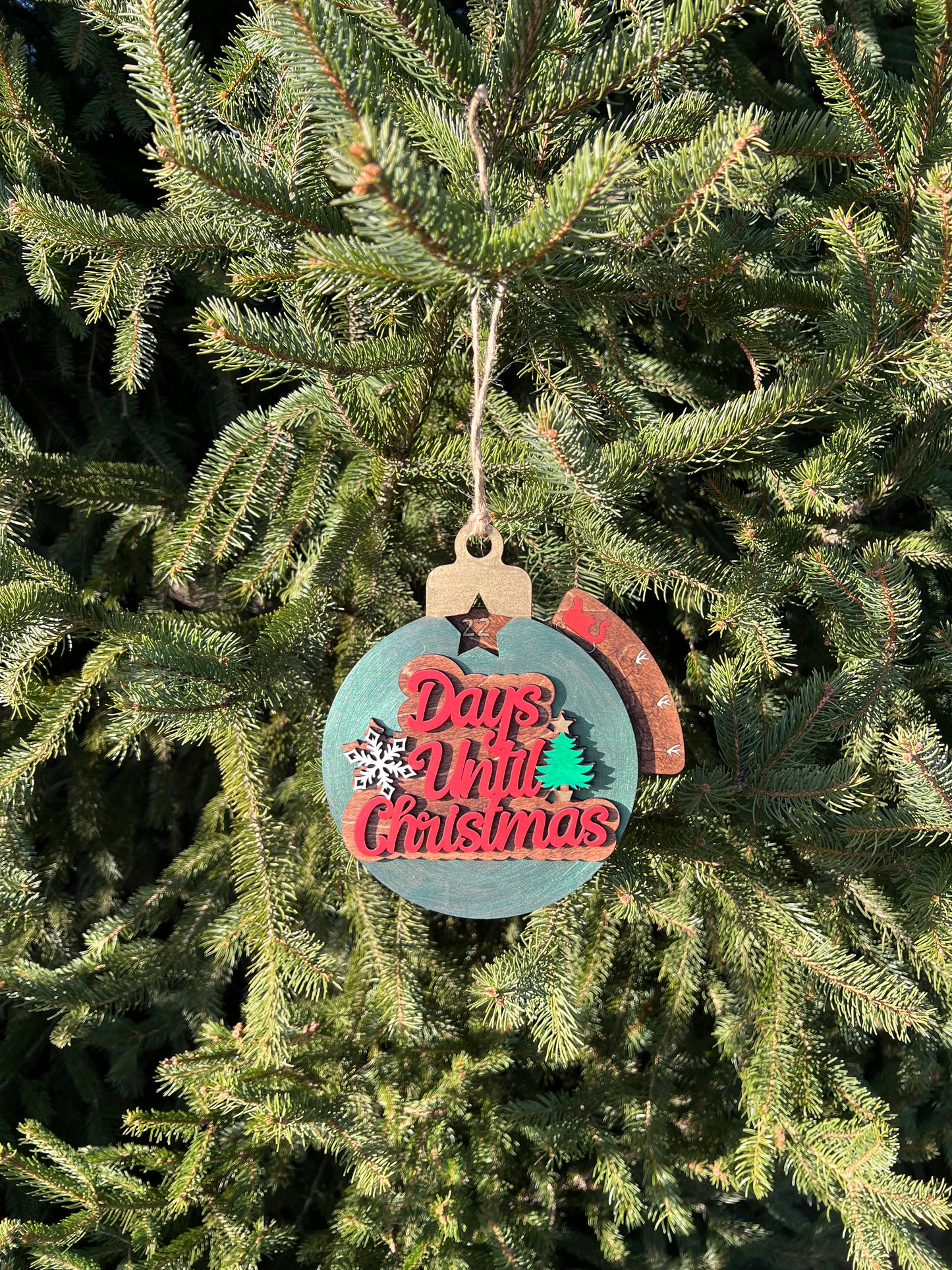 Reindeer ornament countdown