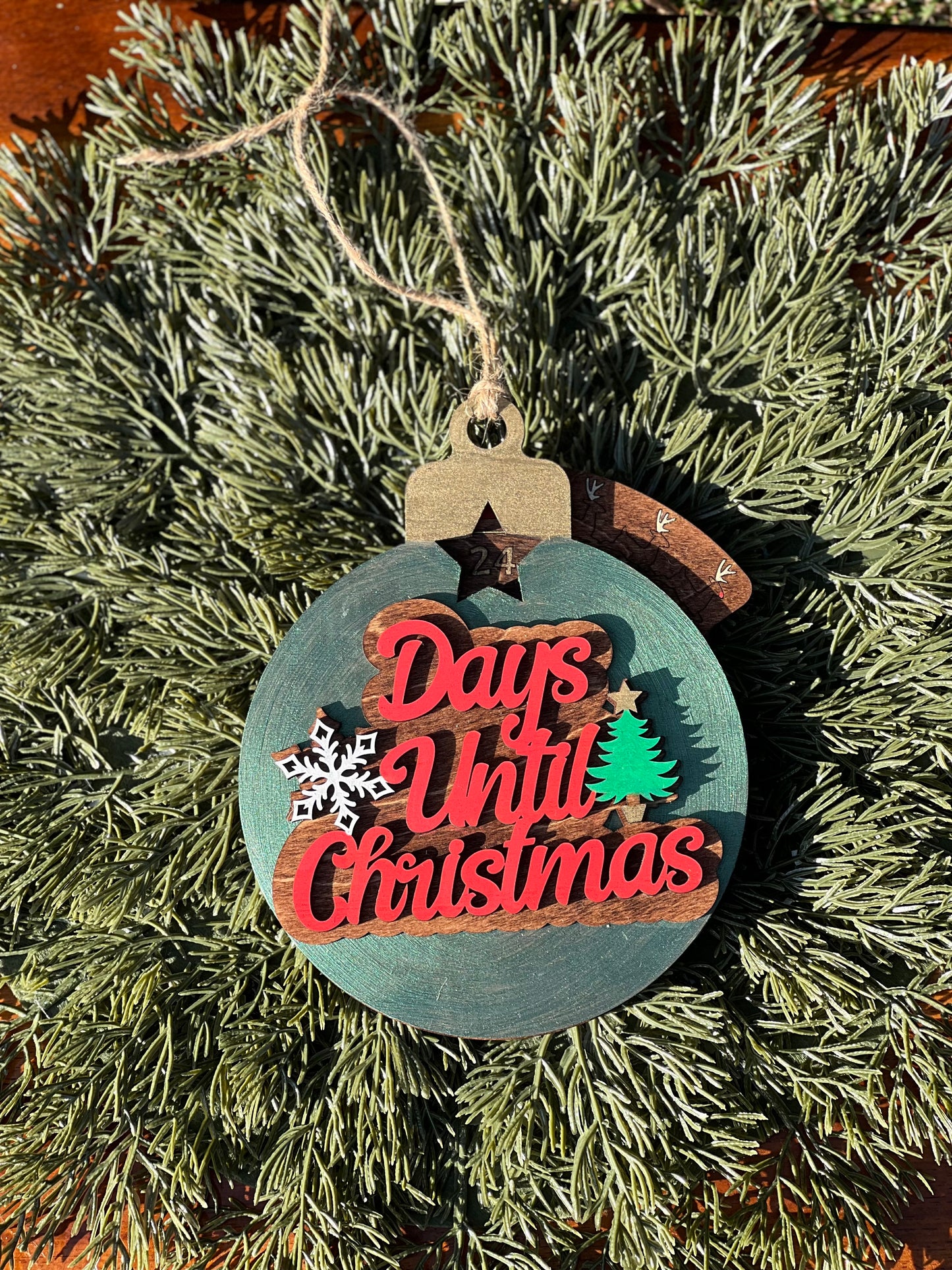 Reindeer ornament countdown