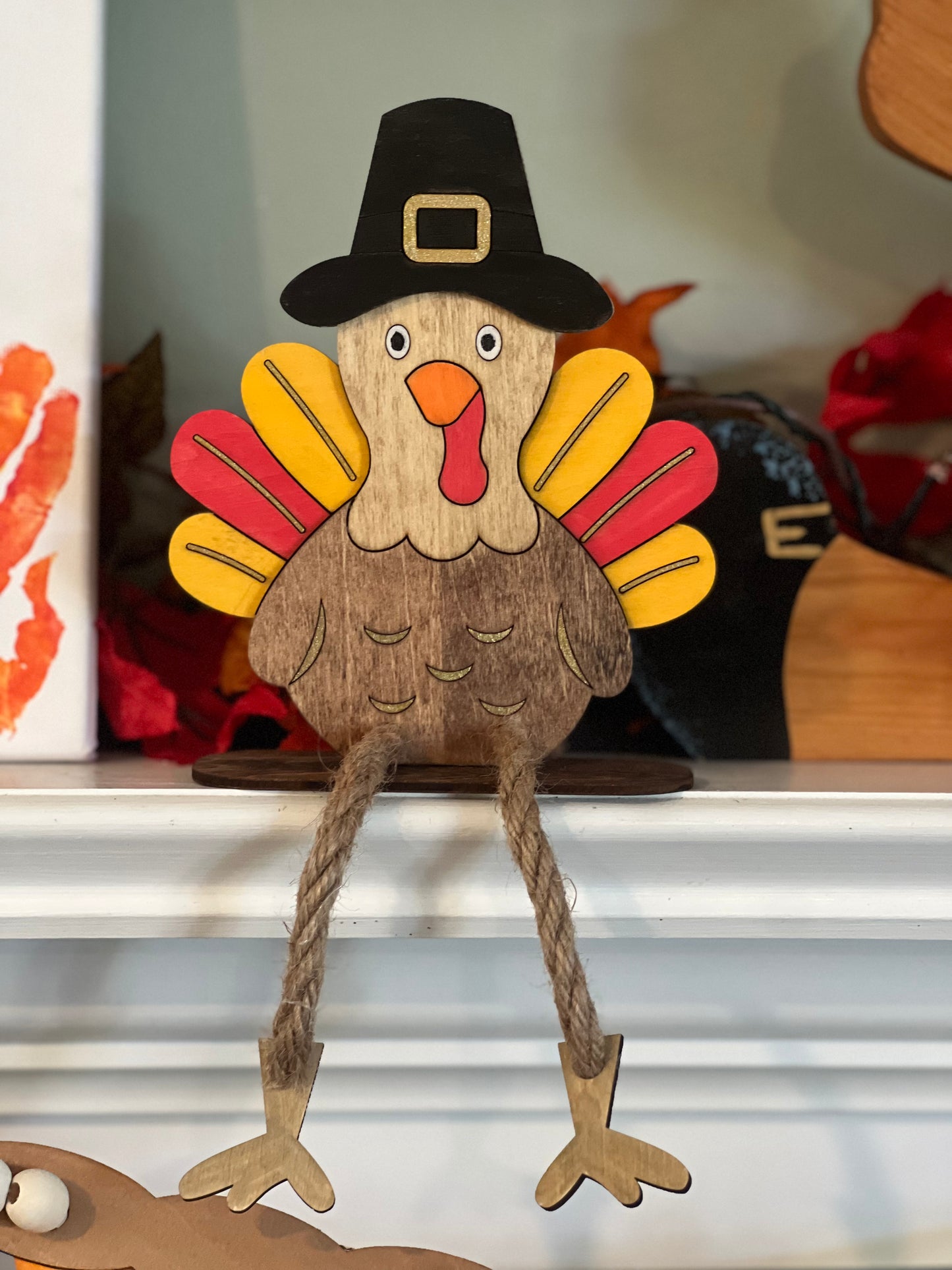 Thanksgiving Wood Sitters