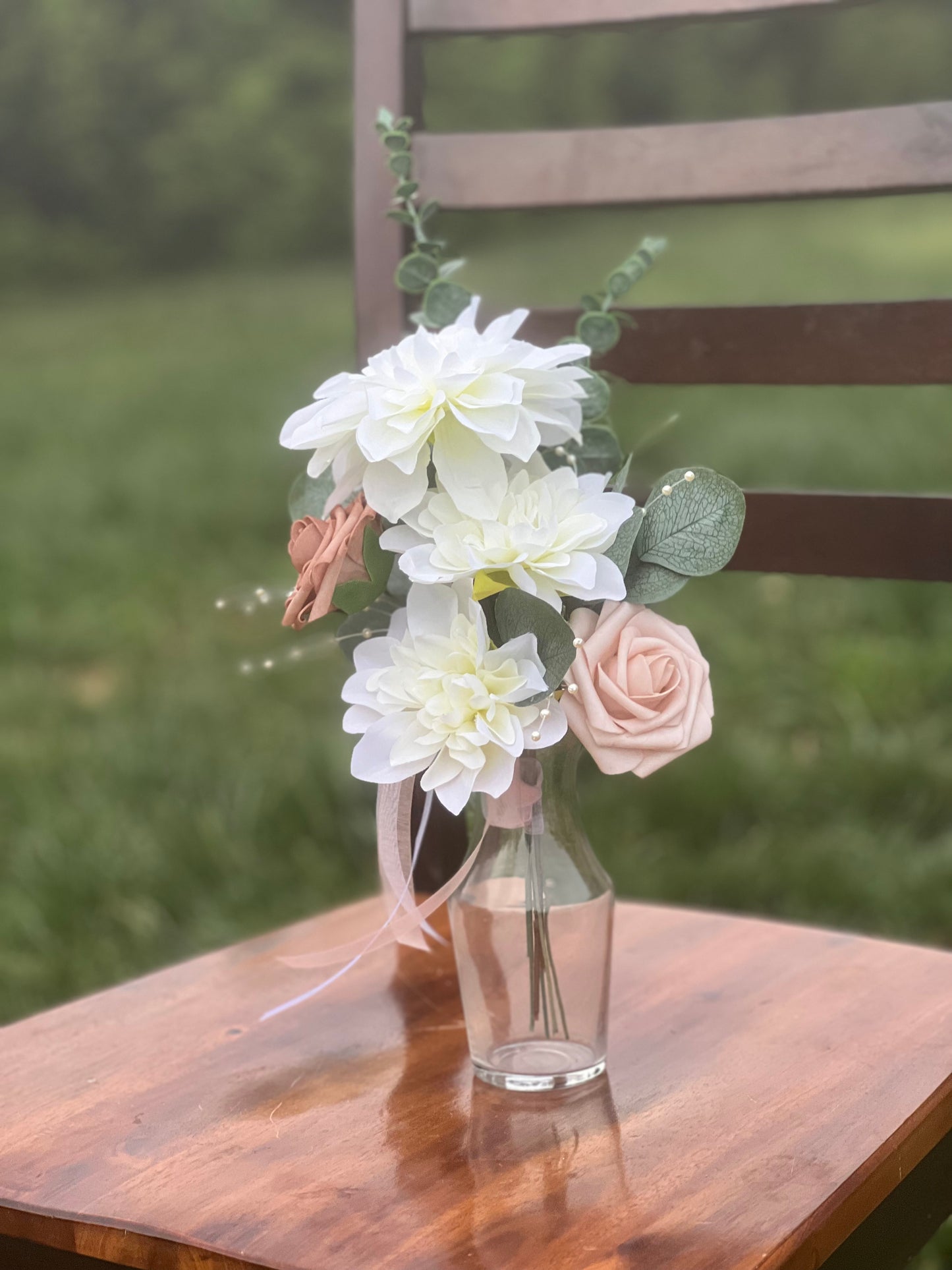 Dusty Pink Centerpiece