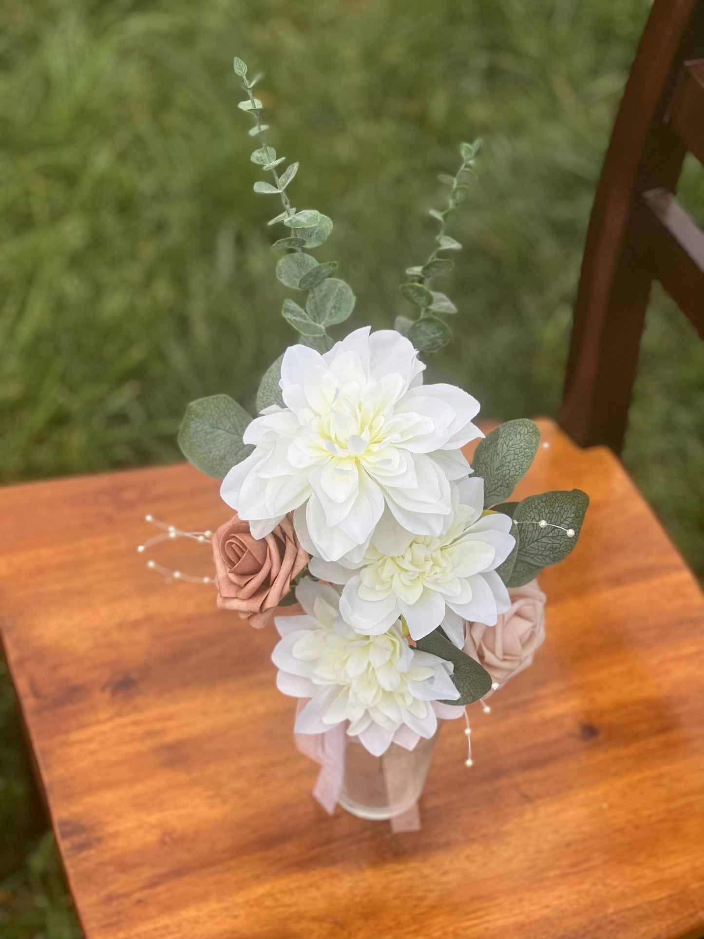 Dusty Pink Centerpiece