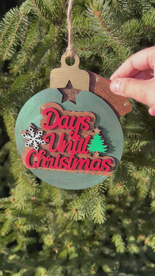 Reindeer ornament countdown