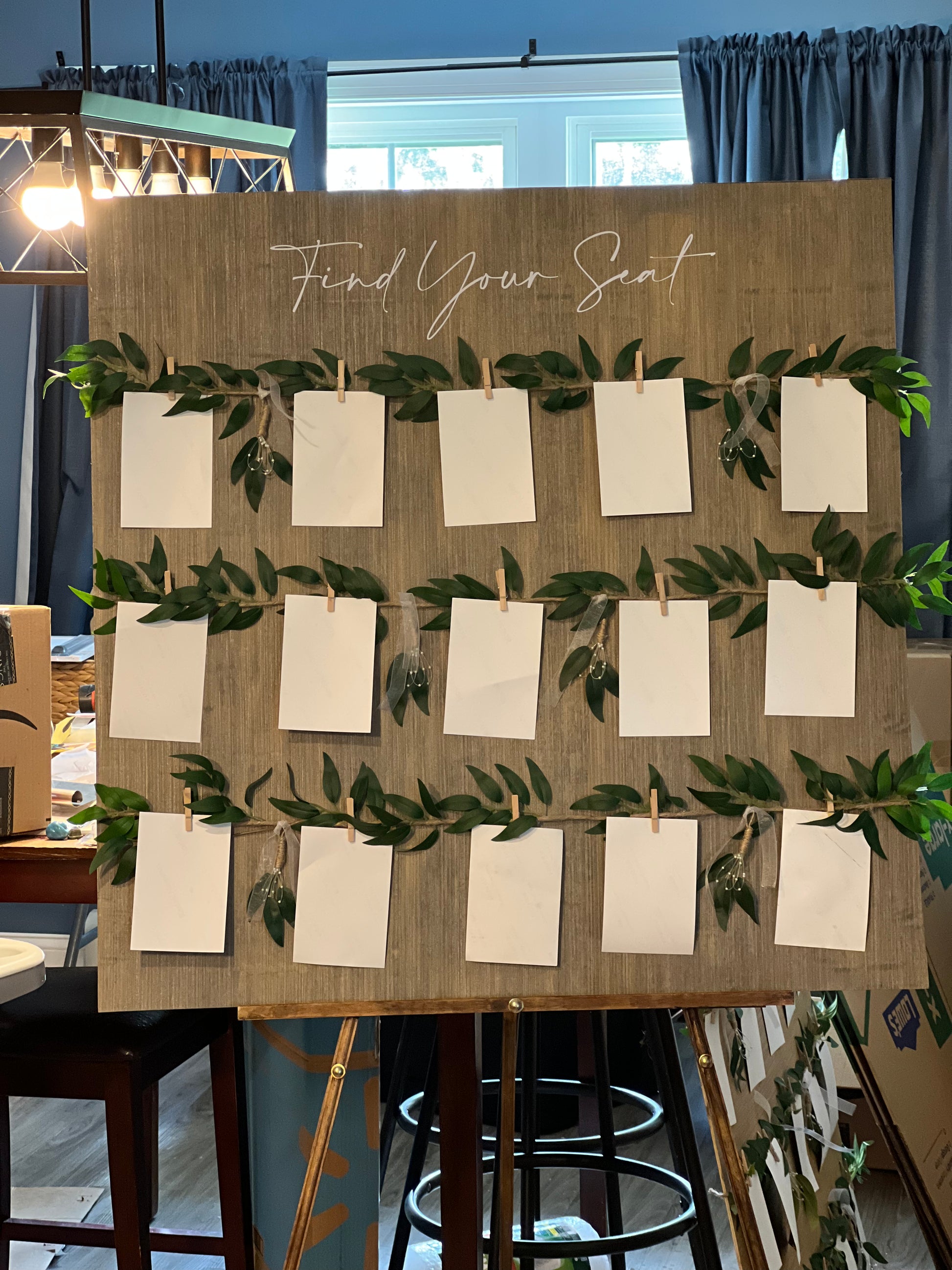 Rustic Seating Chart - KG Creations