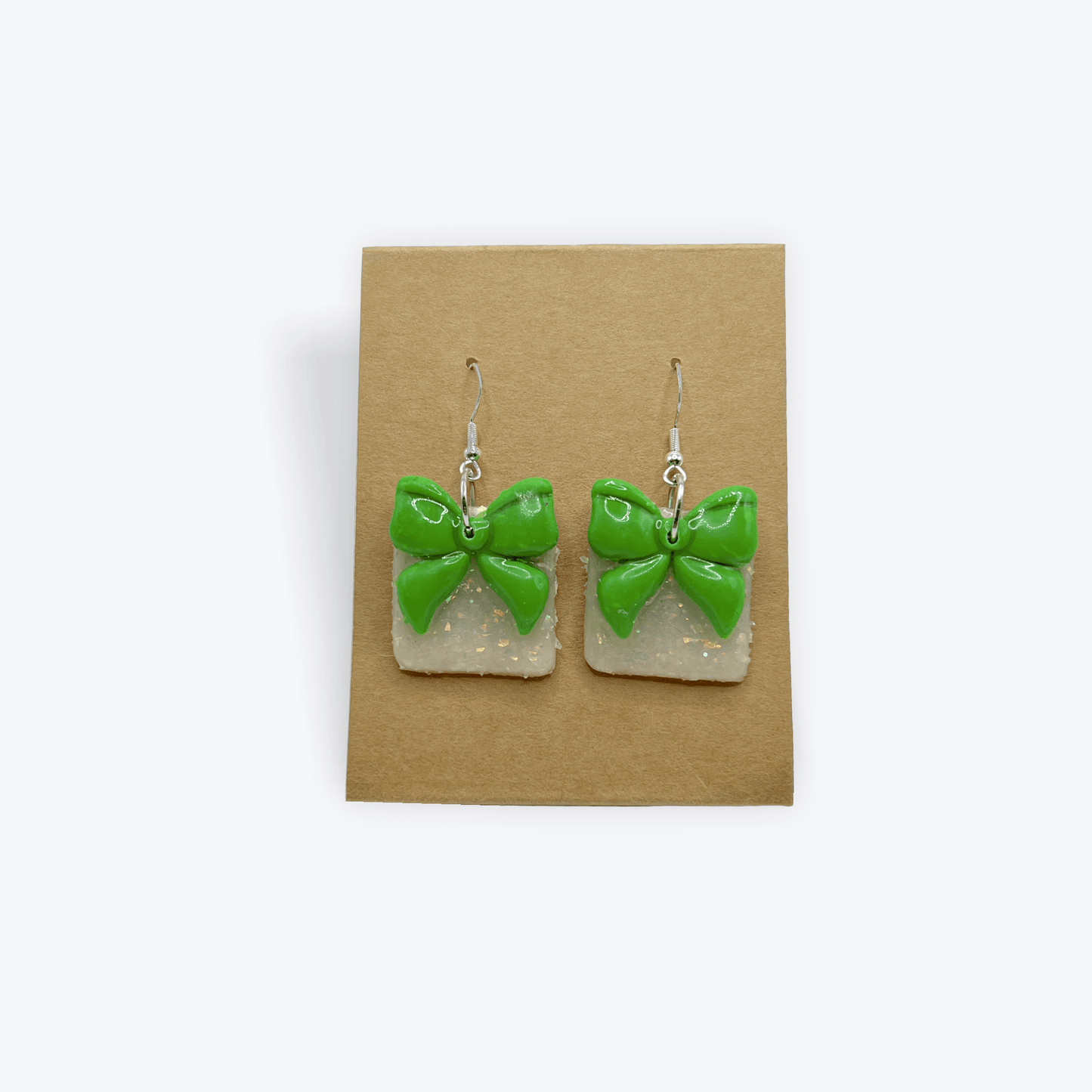 Christmas Present Earrings - KG Creations