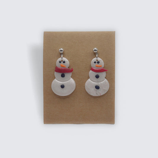 Snowmen Earrings - KG Creations