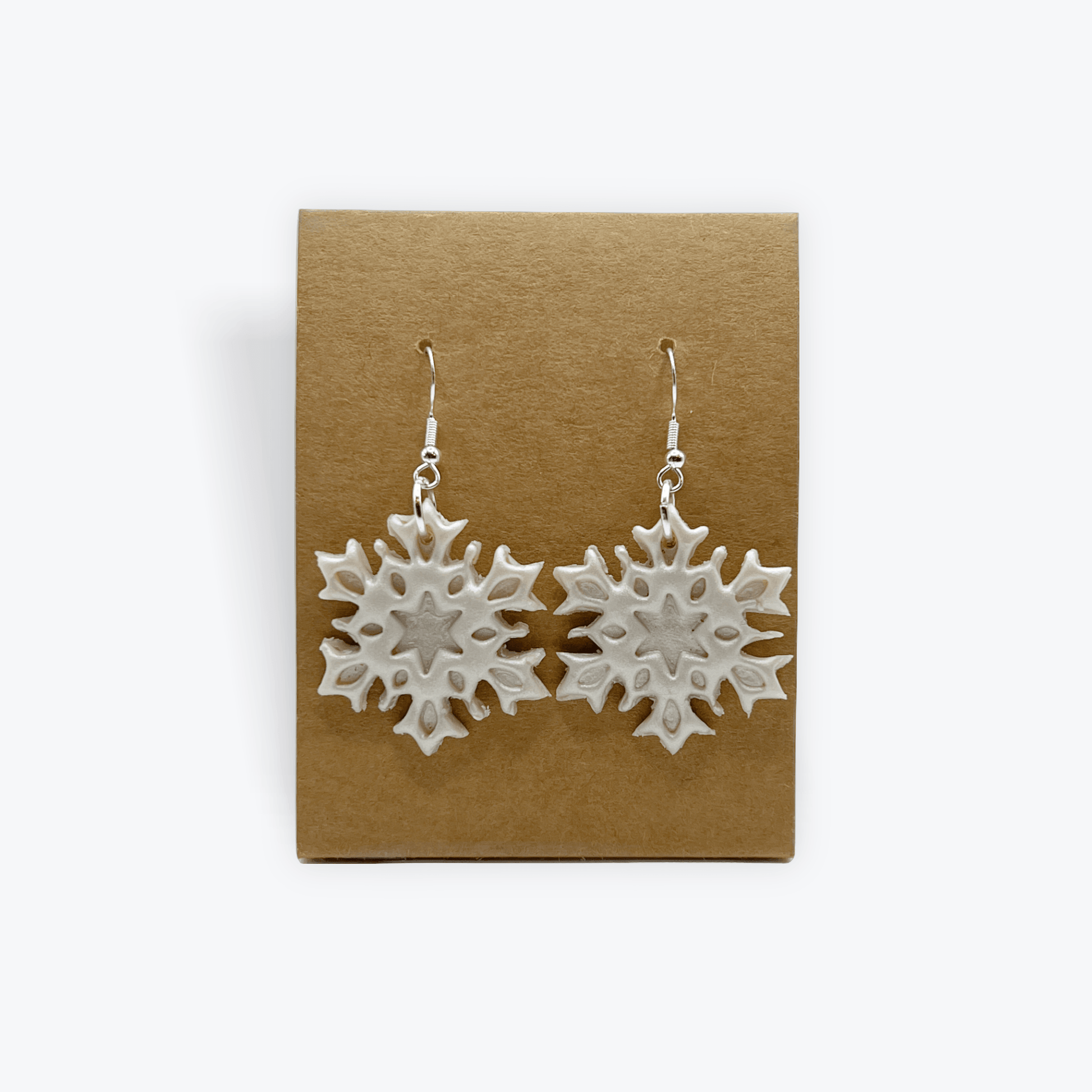 Snowflake Earrings - KG Creations