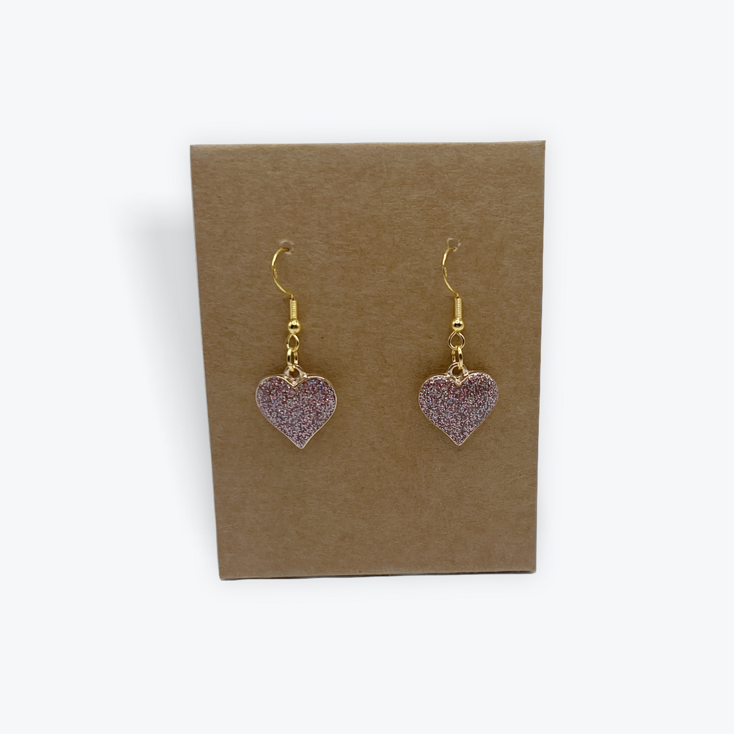 Glitter Heart Dangles