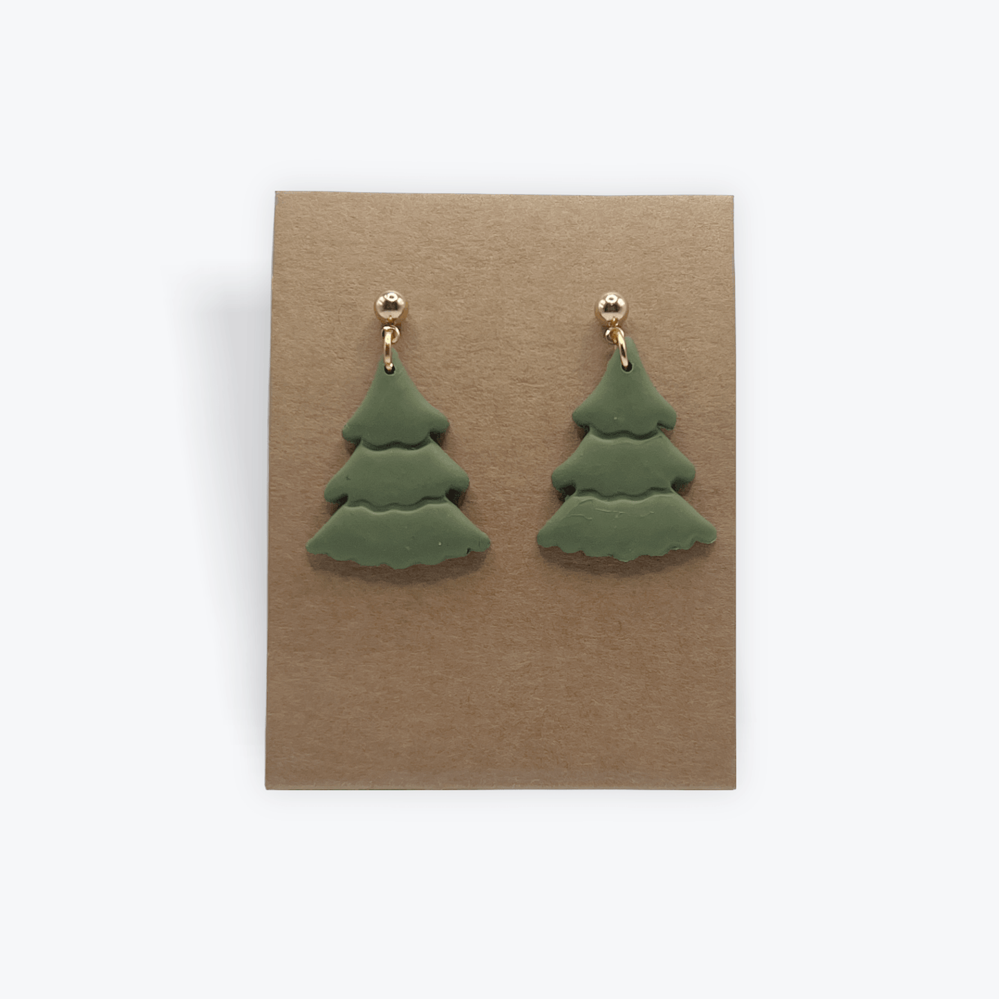 Layered Christmas Tree Earrings - KG Creations