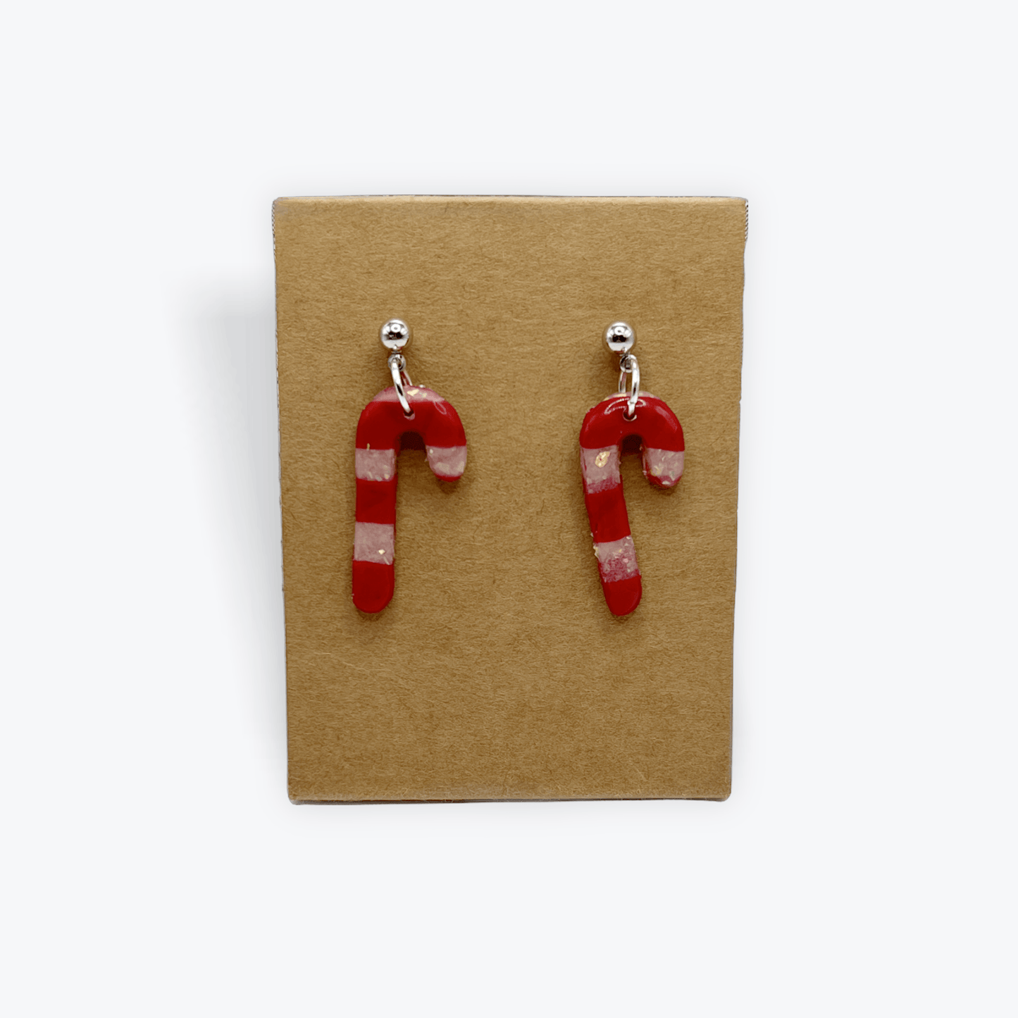 Candy Cane Earrings - KG Creations