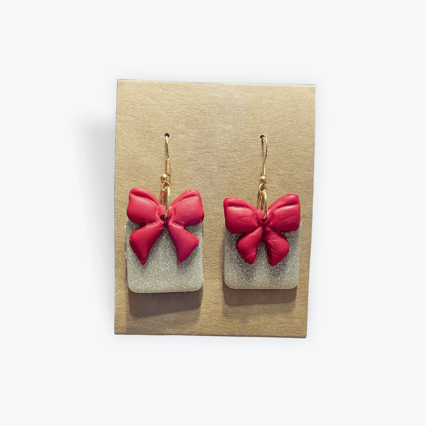 Christmas Present Earrings - KG Creations