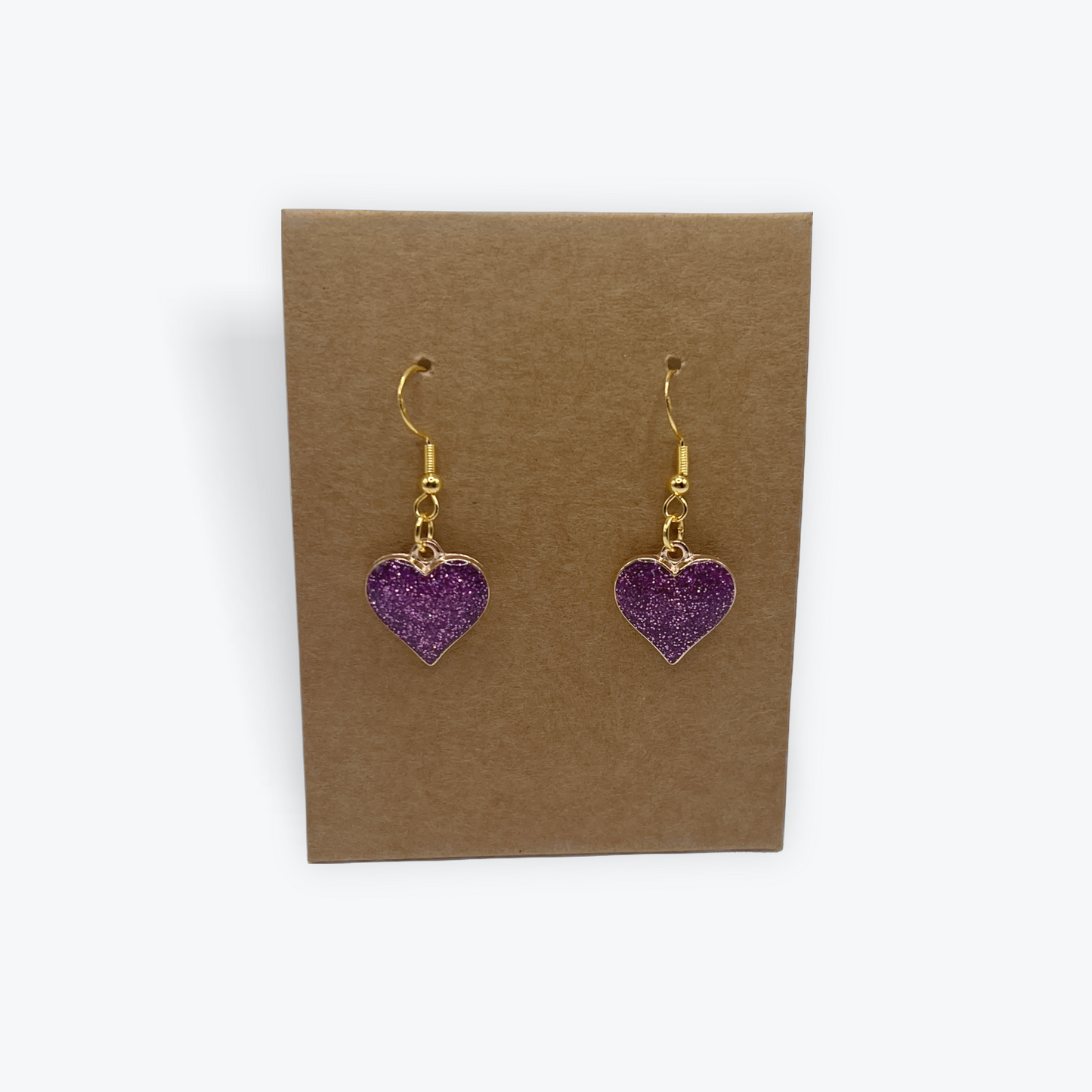 Glitter Heart Dangles